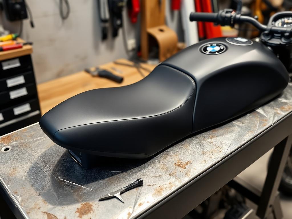 Asiento de moto BMW escaneado, modelado e impreso en 3D FDM